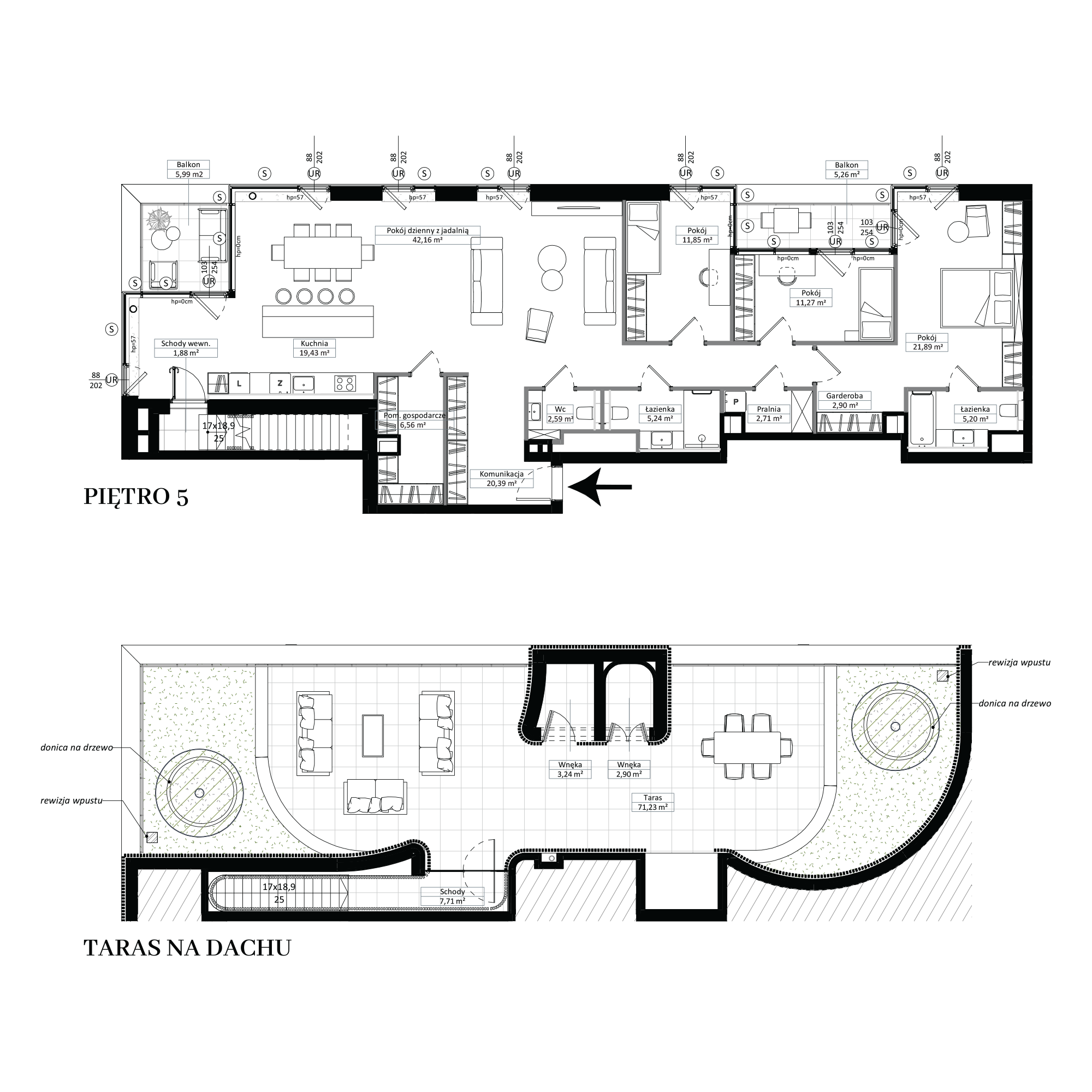 Pułaskiego 19 Poznań mieszkanie deweloperskie na 5 piętrze z 4 pokojami